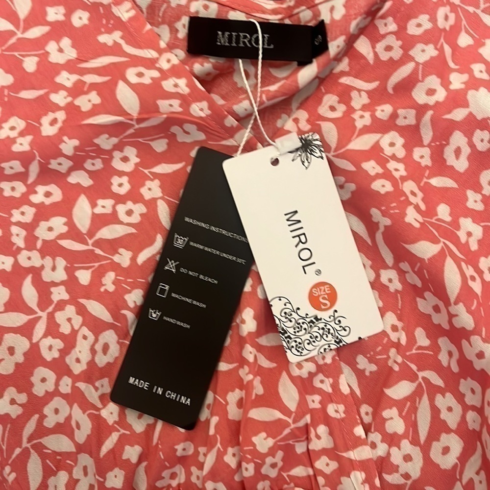 Mirol Floral Dress Size Small - Picture 3 of 7